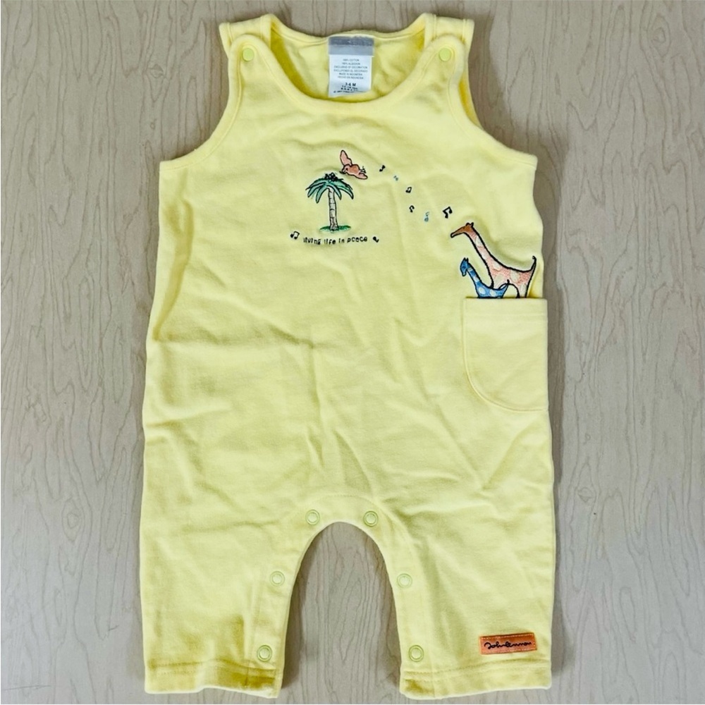 Vintage Carters John Lennon Coveralls Boys 3-6M Imagine Living Life In Peace